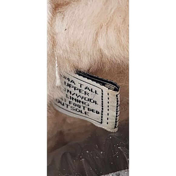 Bearpaw Women's Size 8 Tall Chestnut Shearling Boots - Picture 6 of 10